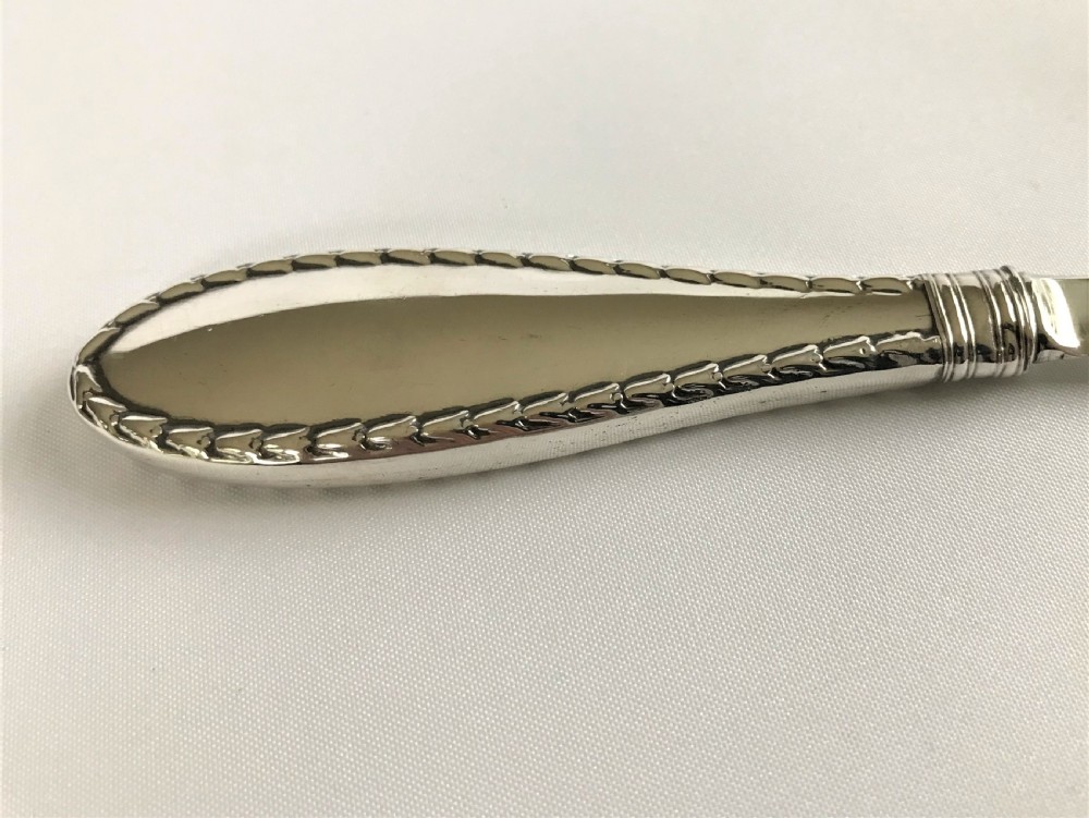 A fine George IV silver & tortoiseshell letter opener View V