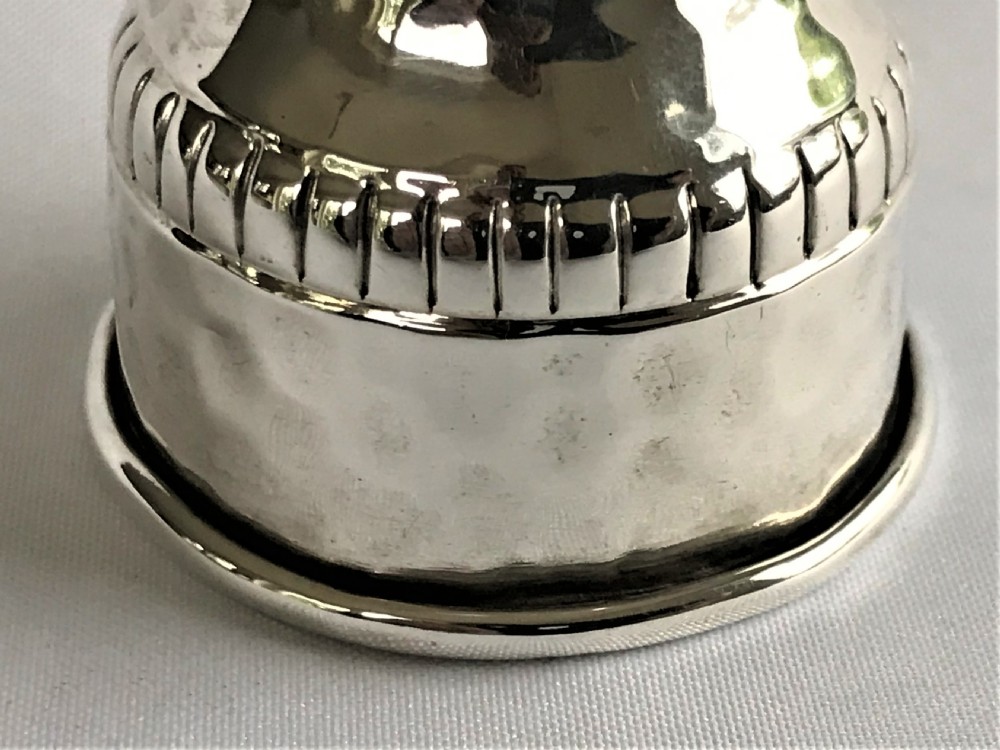 A superb Arts & Crafts silver pepper grinder View V