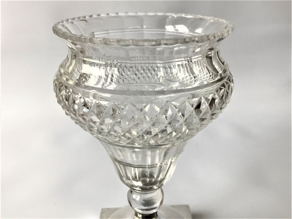 A fabulous William Comyns silver & glass rose bowl View VII