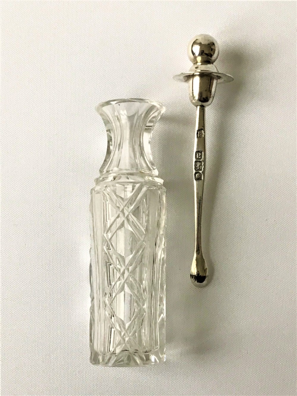 A rare Victorian silver mounted cayenne bottle View VI