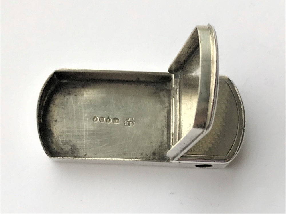 A rare early Victorian silver vesta/cheroot cutter View VI