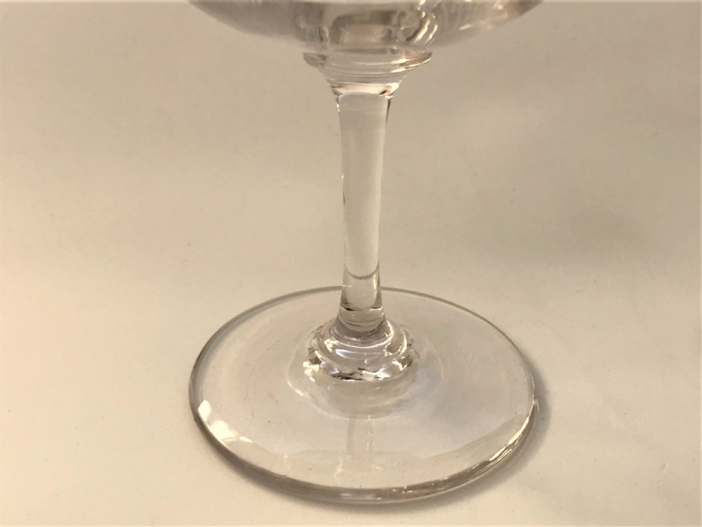 A gorgeous pair of Victorian fern etched champagne bowls View VI