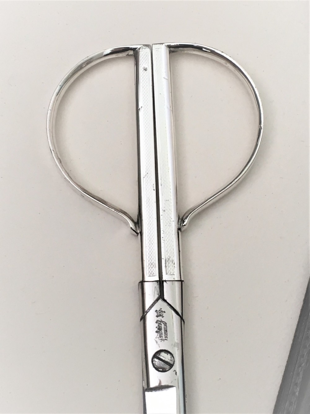 A Modernist pair of silver paper scissors & letter opener View III