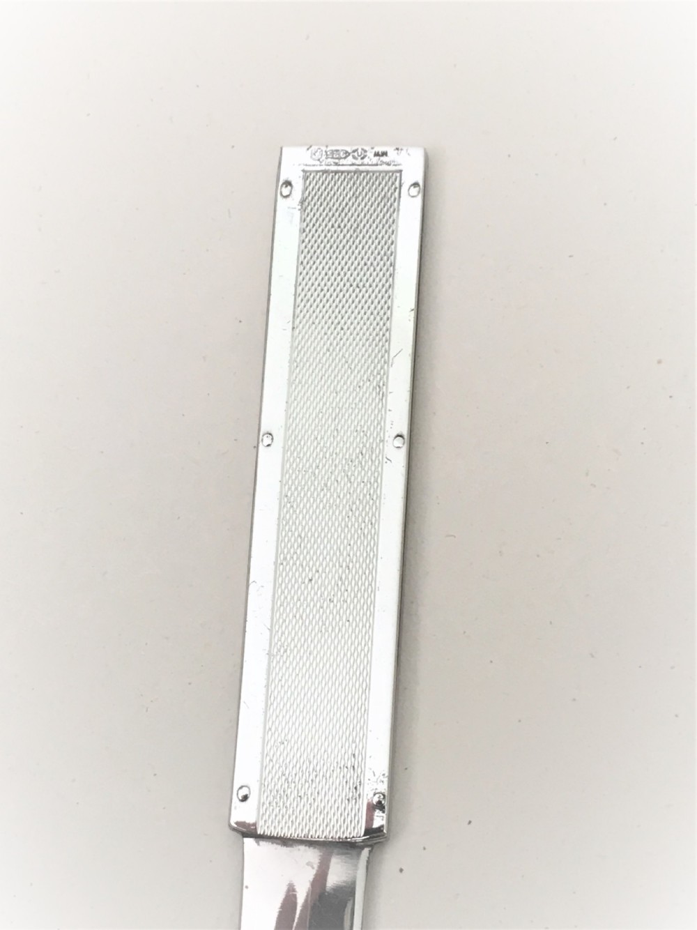 A Modernist pair of silver paper scissors & letter opener View IV