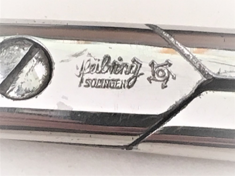 A Modernist pair of silver paper scissors & letter opener View V