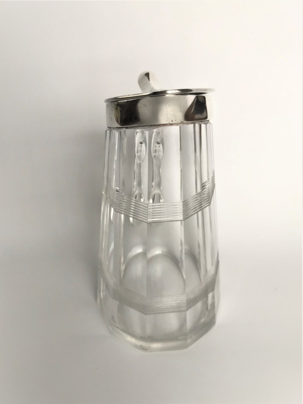A rare Edwardian silver mounted Whisky companion View III