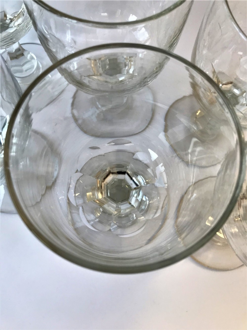 A set of 8 large Victorian wine rummers/goblets View VI