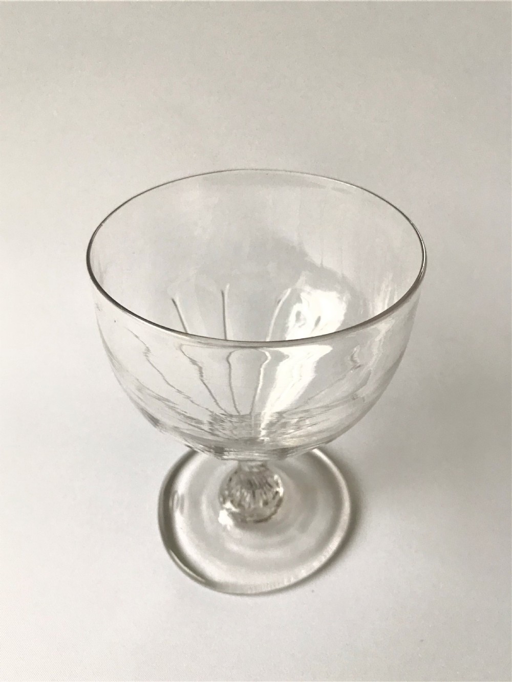 A late 18th Century wrythen glass rummer View II