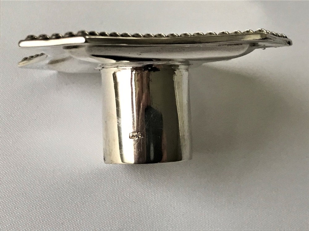 A fabulous pair of Victorian silver candlesticks View VI