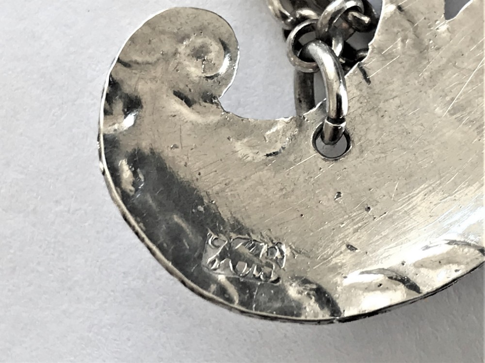 Three rare Hester Bateman silver wine labels View VIII