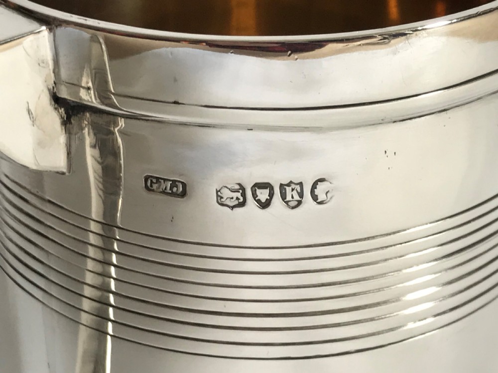 A magnificent Georgian revival silver pint tankard View IV