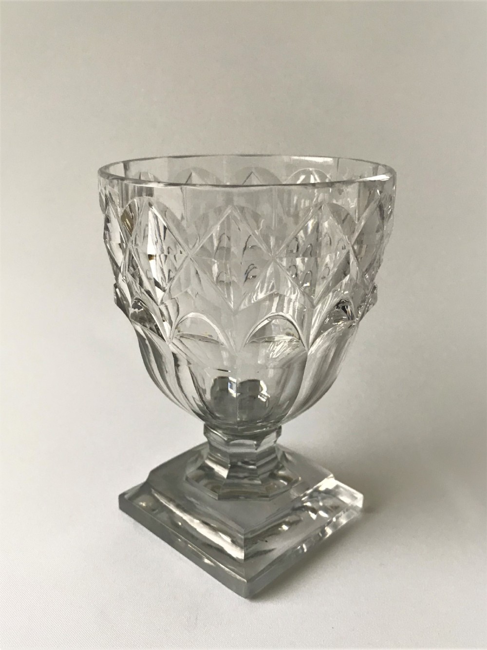 A superb Regency cut glass rummer
