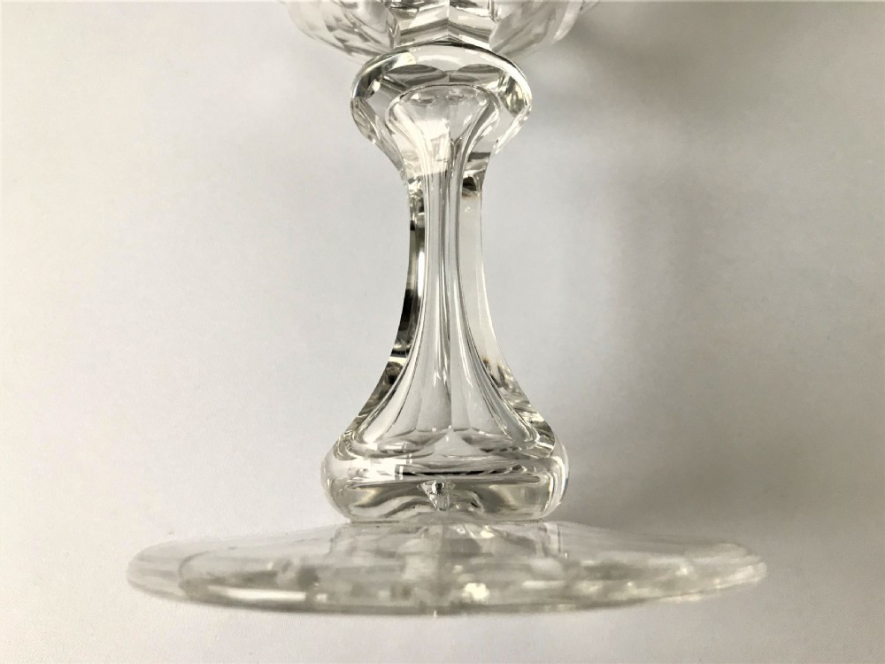A fabulous Victorian cut & etched goblet View VI