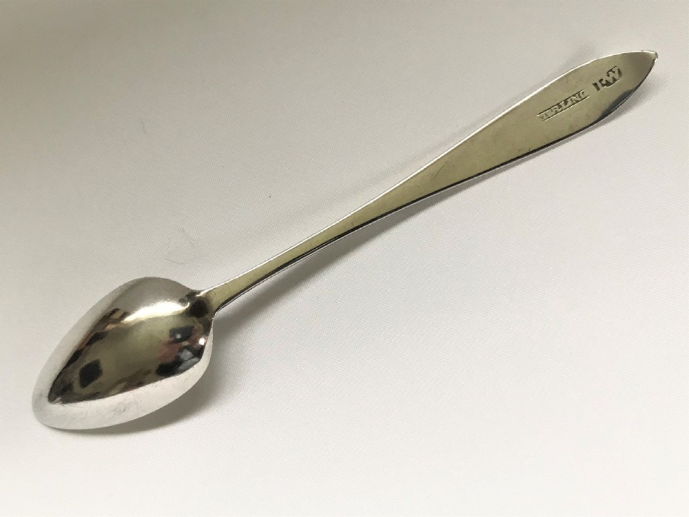 A rare 18th Century Cork Assayed silver teaspoon View III