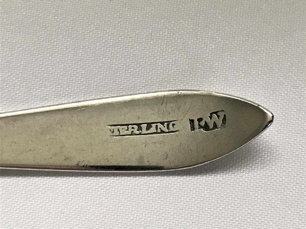 A rare 18th Century Cork Assayed silver teaspoon View IV