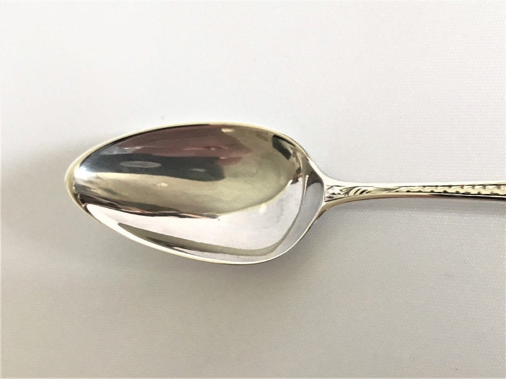An extremely rare Peter & Jonathan Bateman silver teaspoon View III