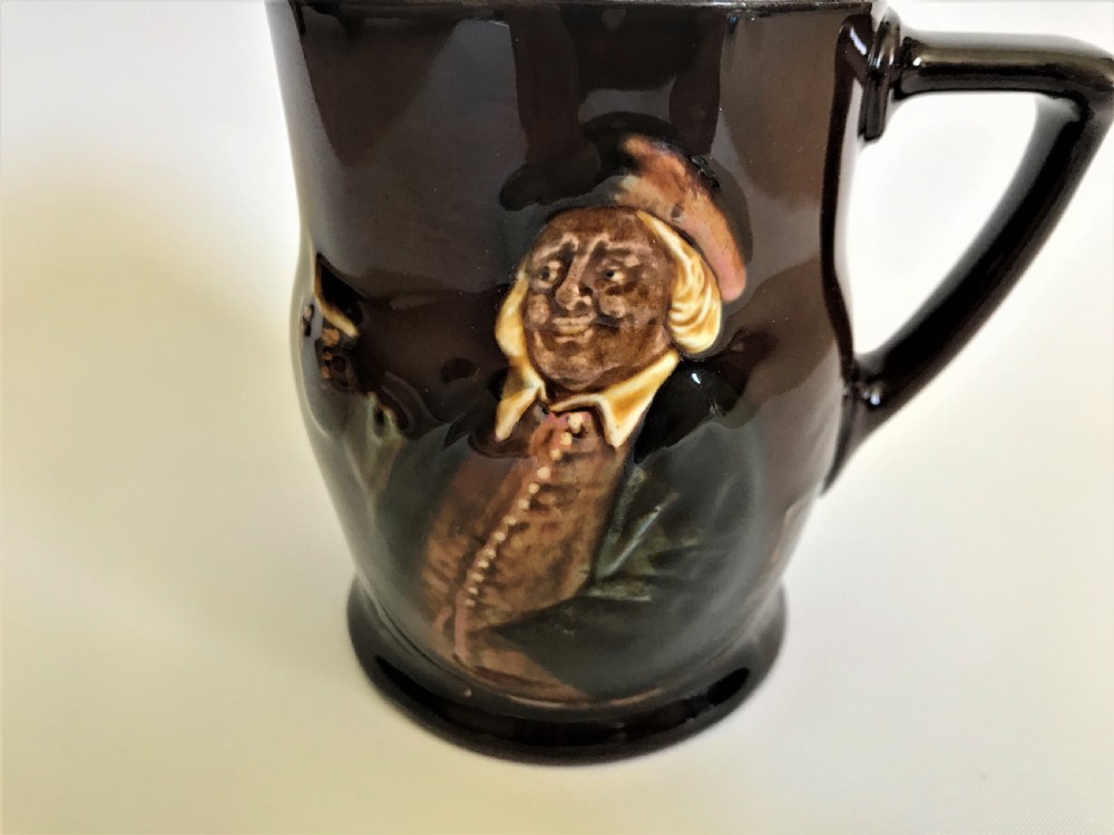 An Edwardian silver mounted Royal Doulton tankard View III