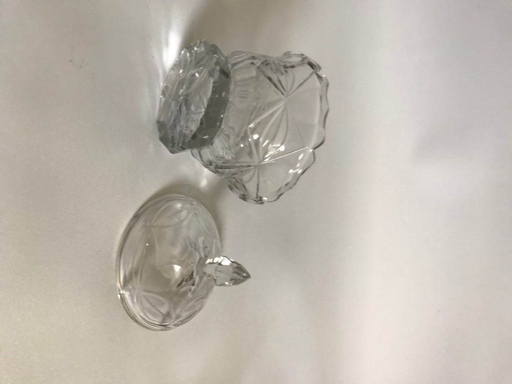 A superb pair of Georgian lidded condiment pots View IX