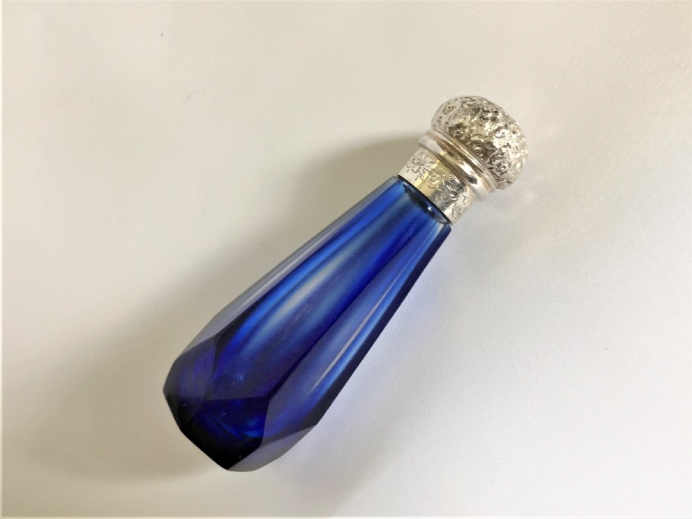 A delightful Victorian silver mounted scent bottle View IV