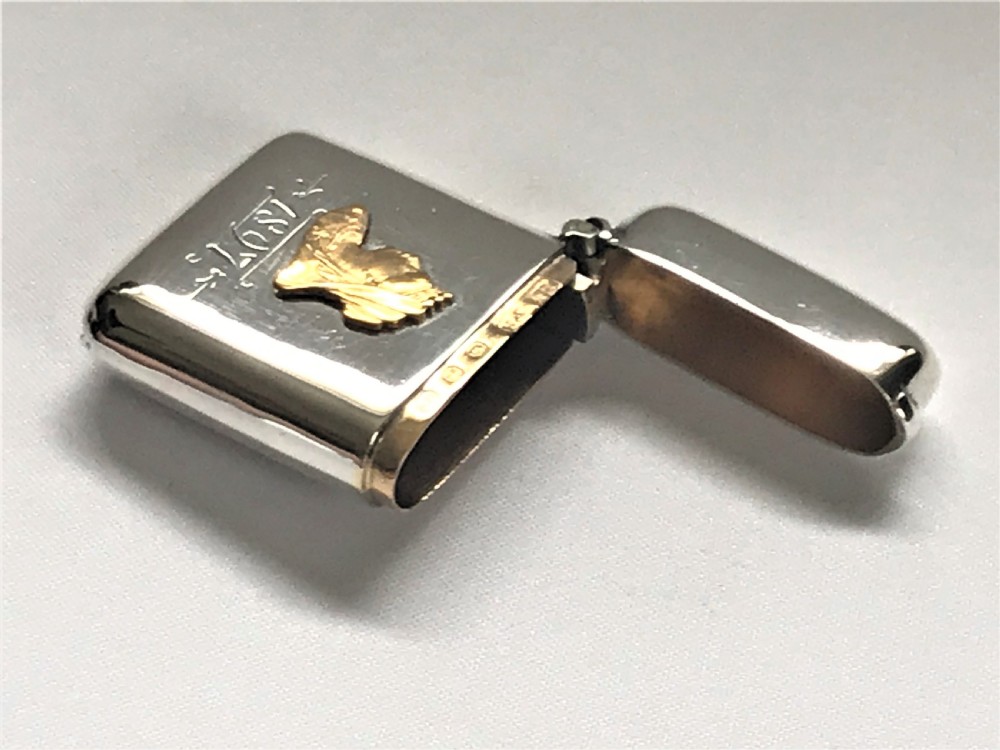 An exceptional Victorian commemorative silver vesta View IV