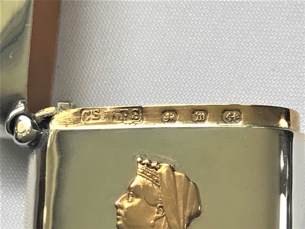 An exceptional Victorian commemorative silver vesta View V