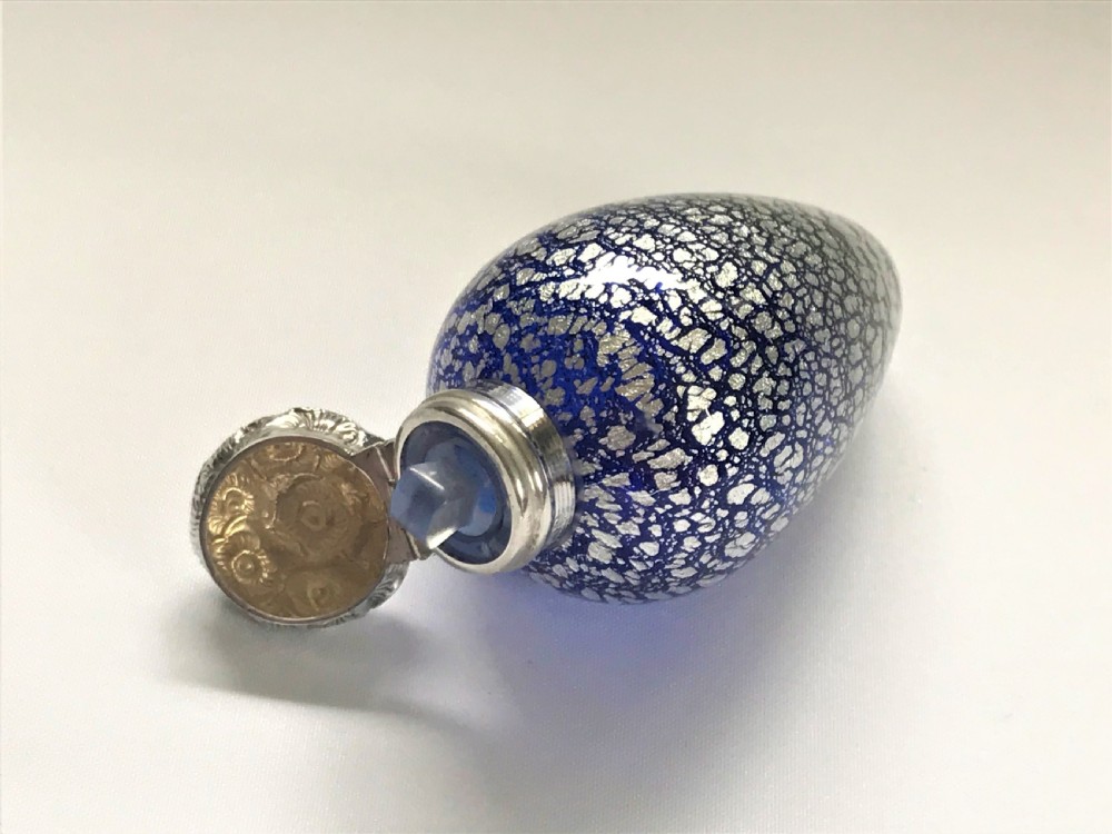 A spectacular silver mounted scent with silver leaf decoration View IV