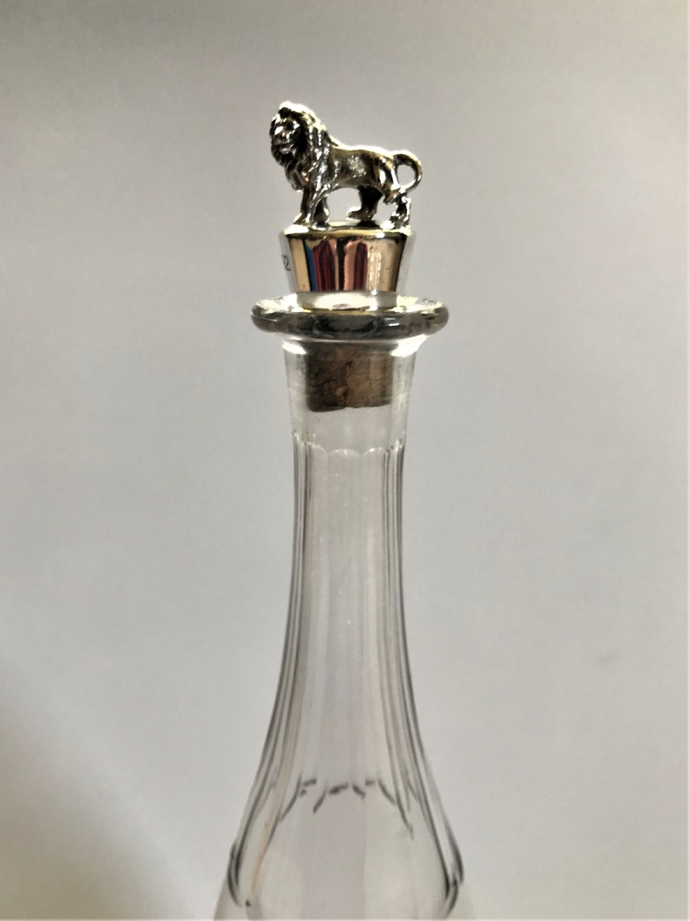 A superb Sterling silver mounted champagne decanter View III