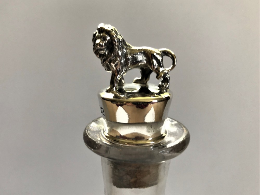 A superb Sterling silver mounted champagne decanter View IV
