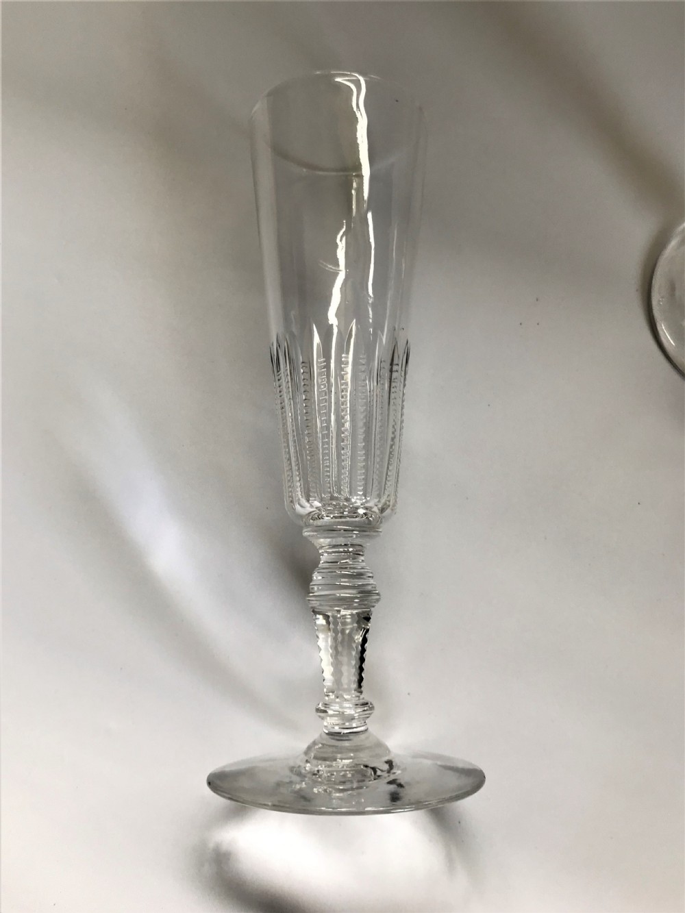 A 19th Century harlequin set of cut champagne flutes View IV