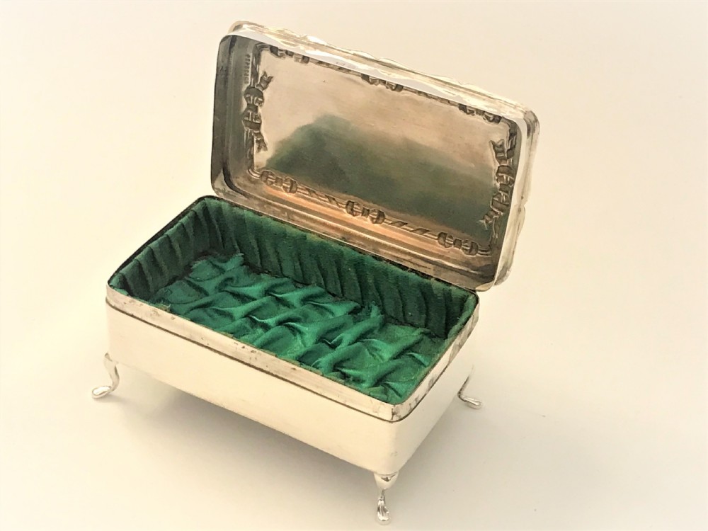 A Wonderful Silver George V Trinket Box View III