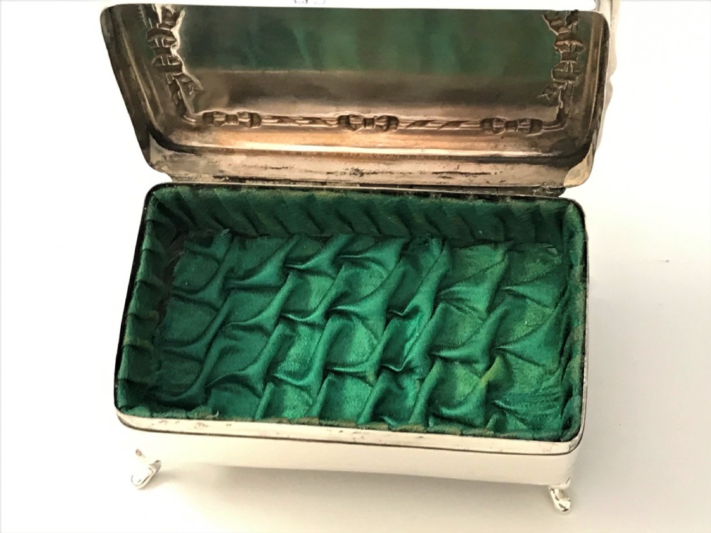 A Wonderful Silver George V Trinket Box View IV