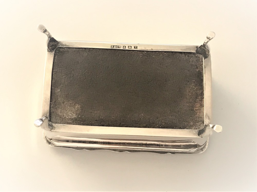 A Wonderful Silver George V Trinket Box View V