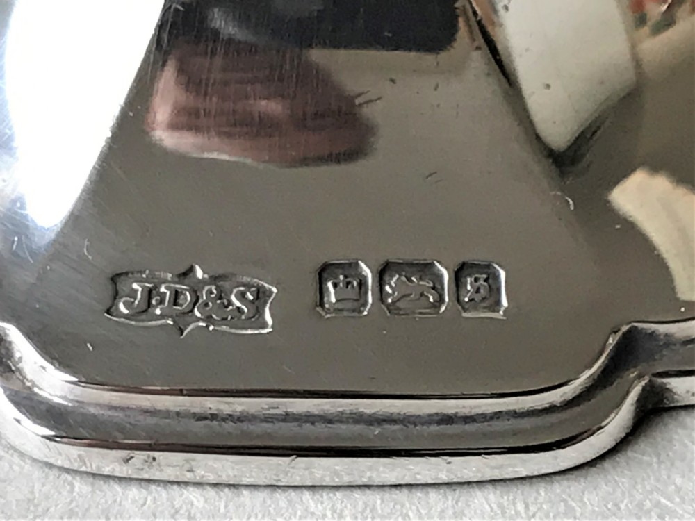 A Stunning Pair Of Edwardian Silver & Mother-of-pearl Knife/spoon Rests View VII