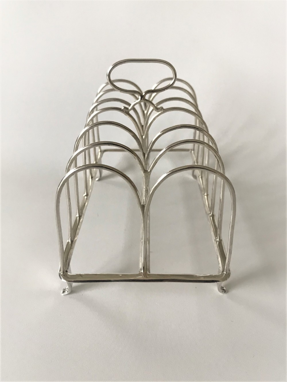 A Stunning Georgian Silver Wire-work Toast Rack View III