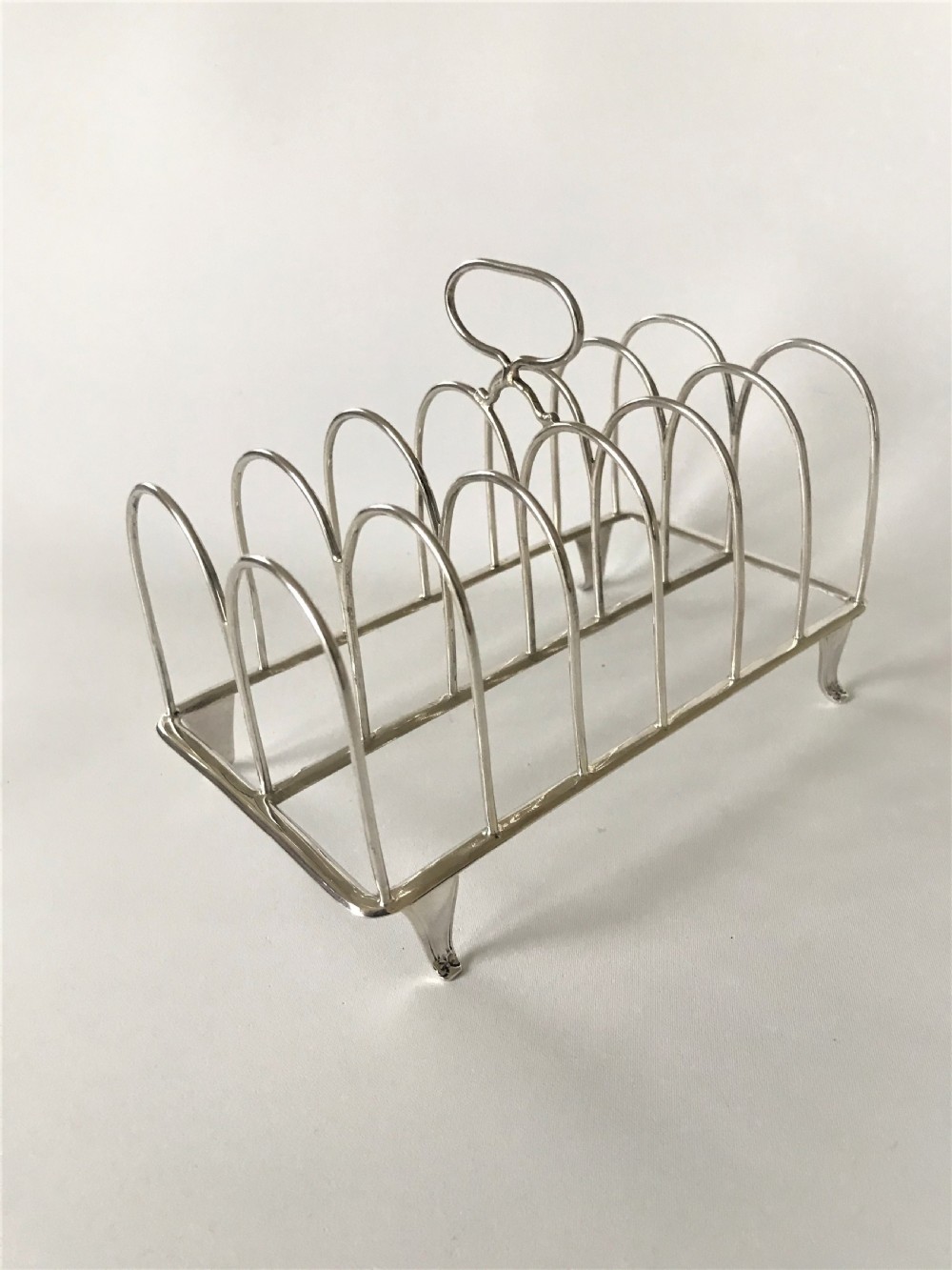 A Stunning Georgian Silver Wire-work Toast Rack View IV
