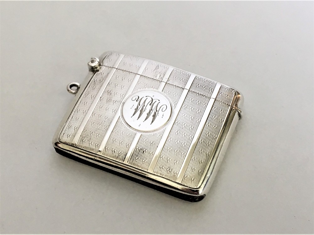 A stylish George V silver vesta View II