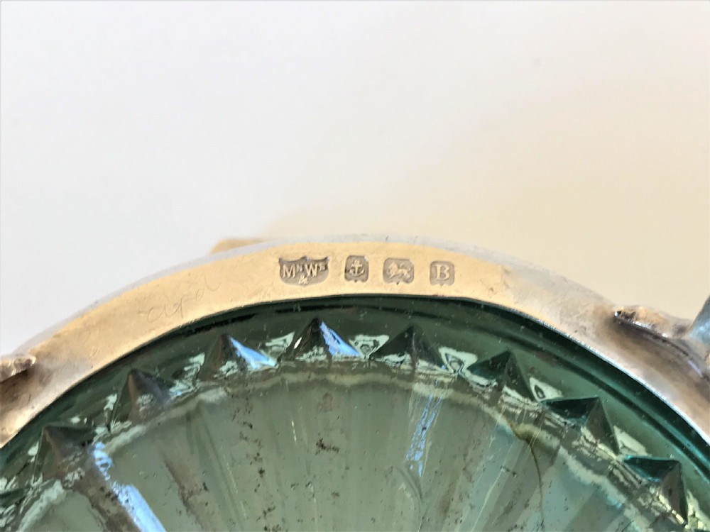 A gorgeous silver butter dish and knife View VI