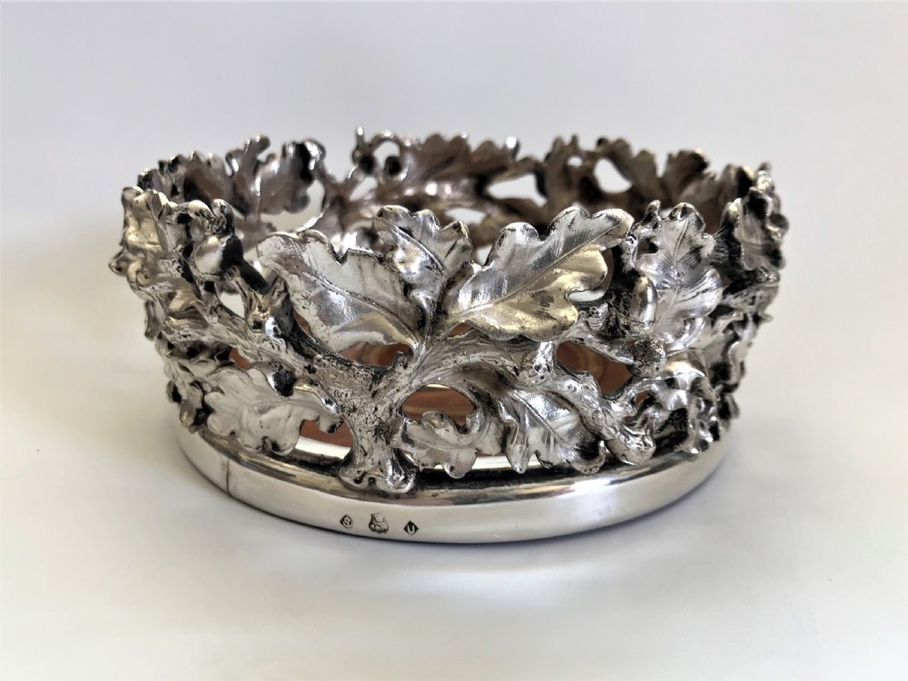 An early Victorian Elkington Plate decanter coaster View II