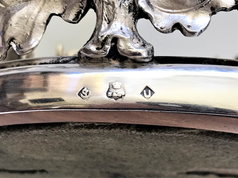 An early Victorian Elkington Plate decanter coaster View VI