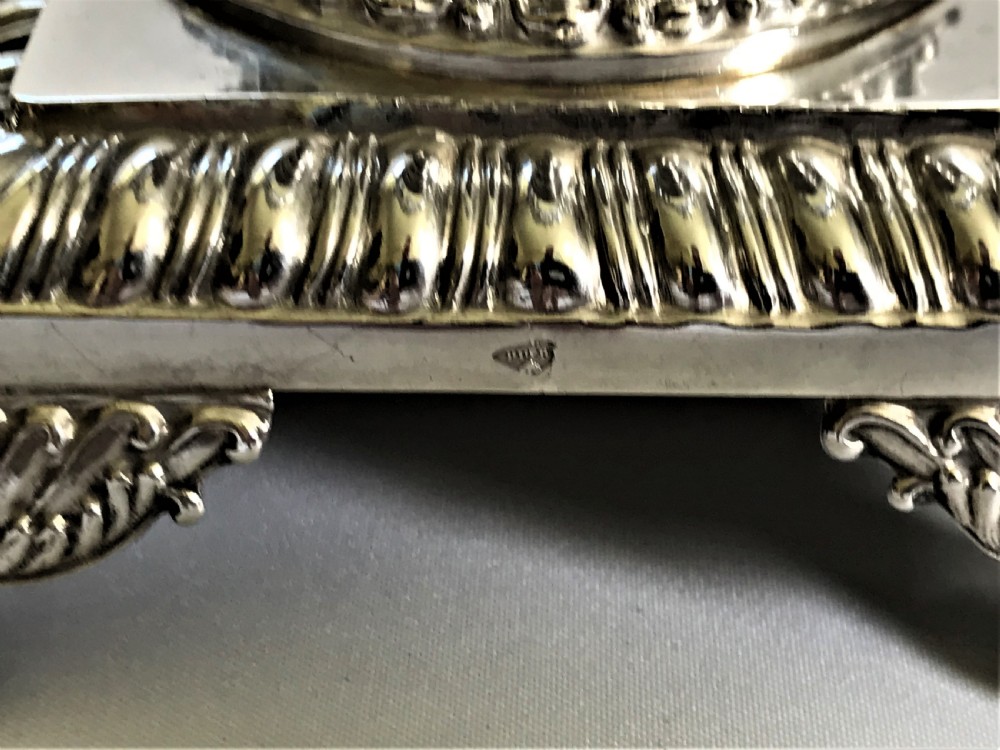 A magnificent early French silver & glass bonboniere View IX