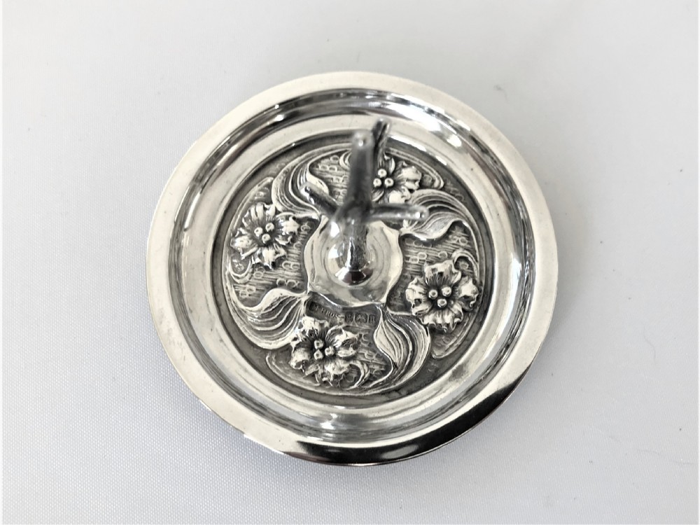 A Charming Edwardian Silver Ring Tree/trinket Dish View III