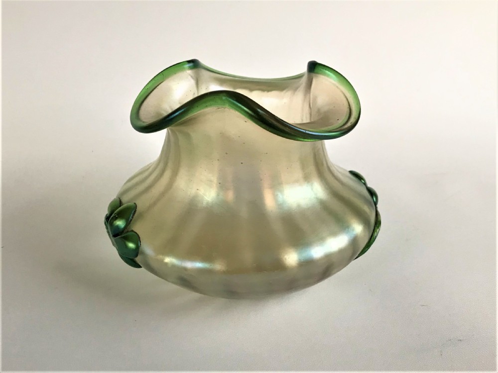 A Fabulous Loetz/kralick Iridescent Flower Vase View V