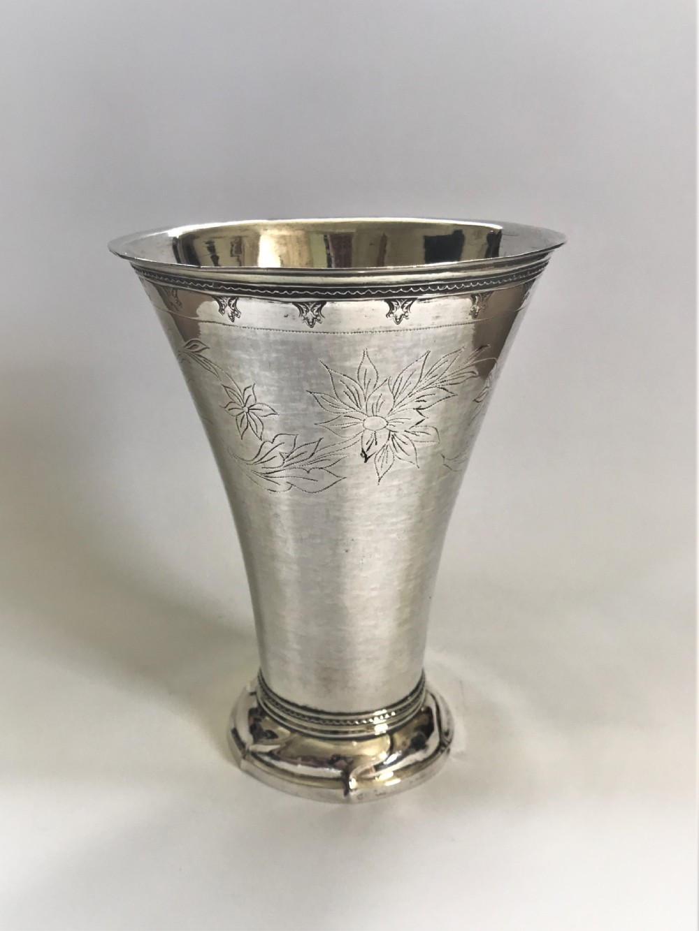 A fabulous 18th Century Swedish silver vase