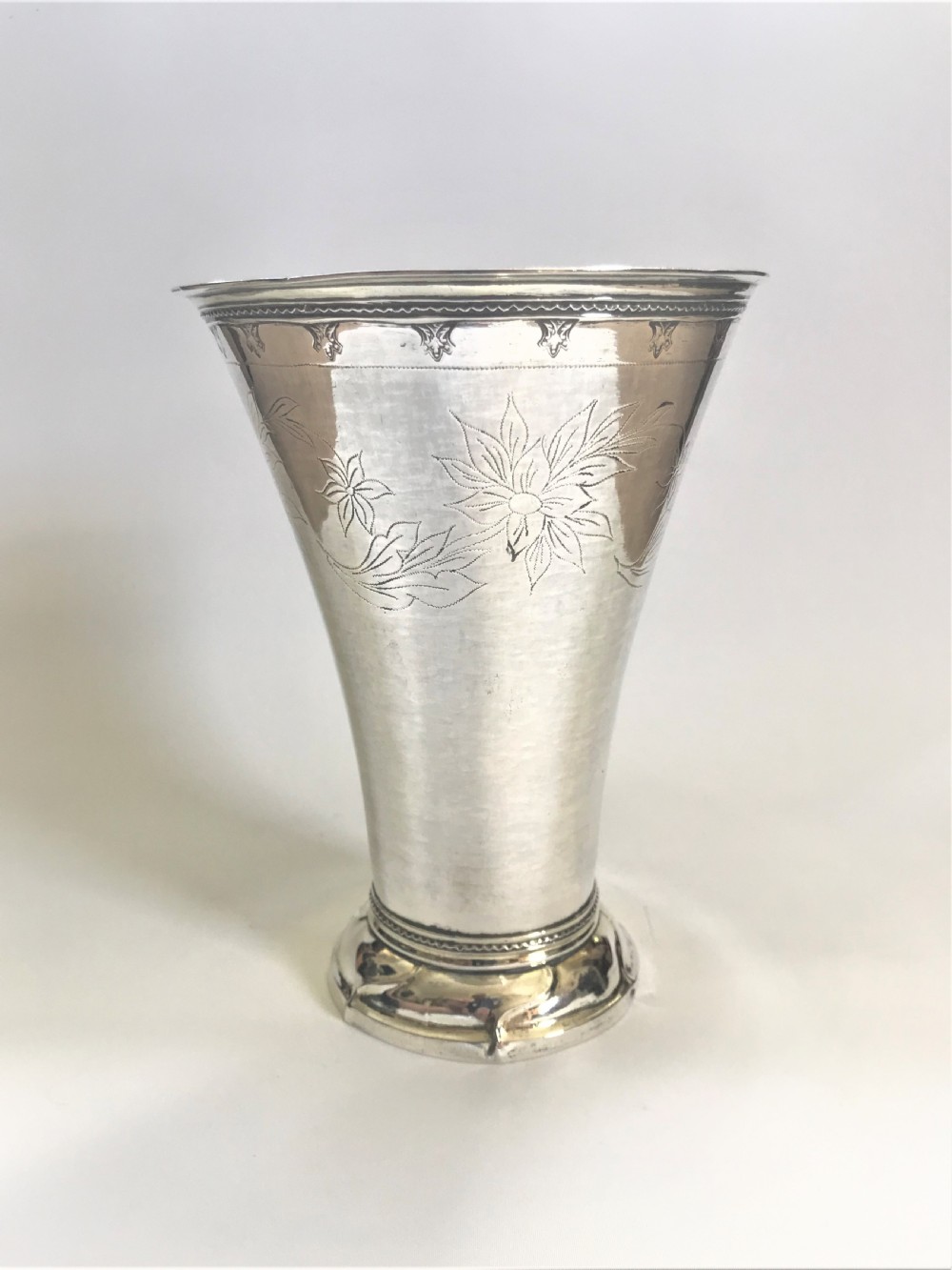 A fabulous 18th Century Swedish silver vase View III