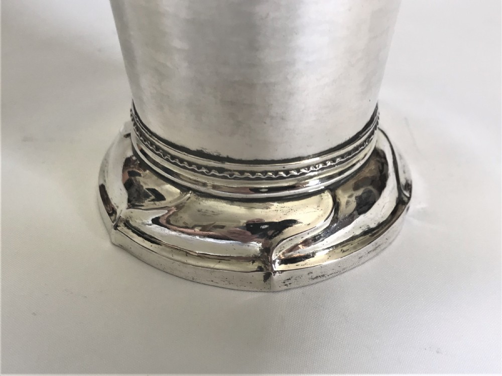 A fabulous 18th Century Swedish silver vase View IV