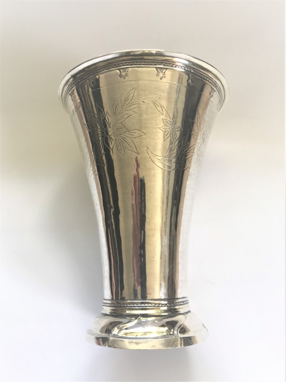 A fabulous 18th Century Swedish silver vase View VI