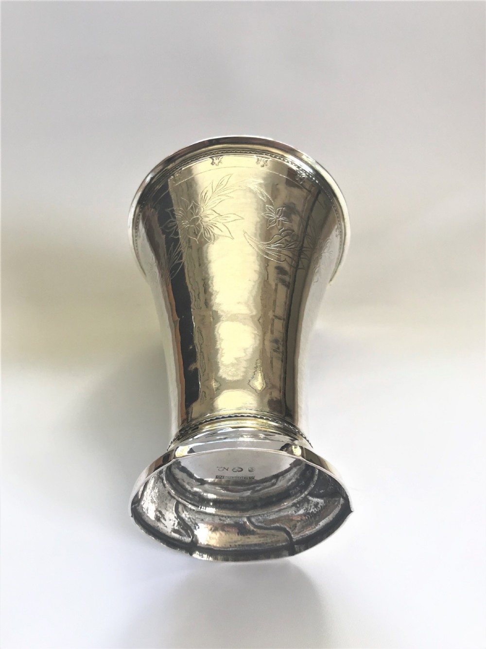 A fabulous 18th Century Swedish silver vase View VII