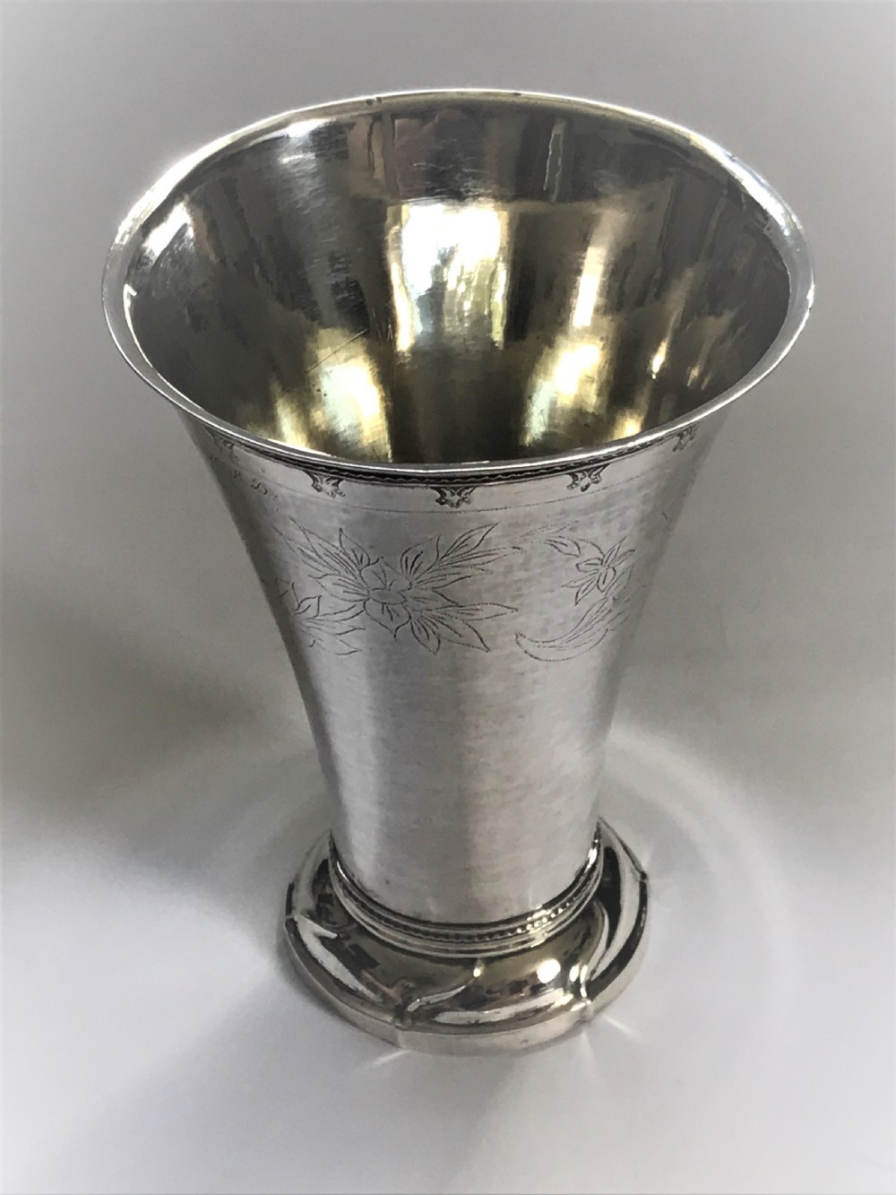 A fabulous 18th Century Swedish silver vase View IX