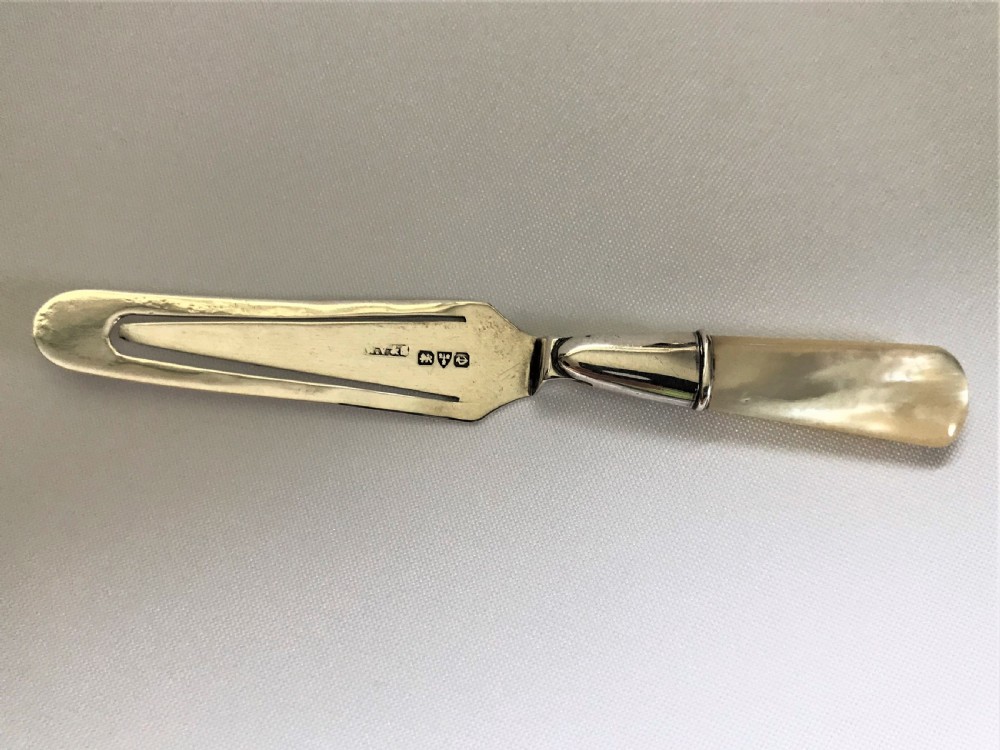 An unusual Chester silver bookmark View III