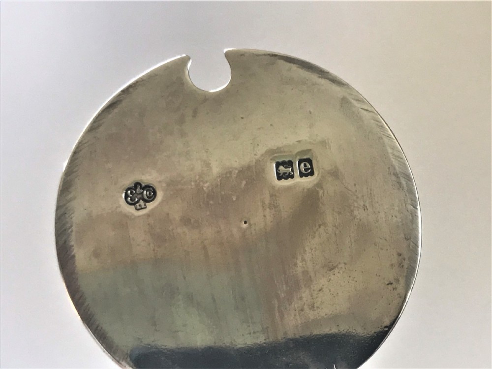 A superb Victorian silver drum mustard & spoon View VI